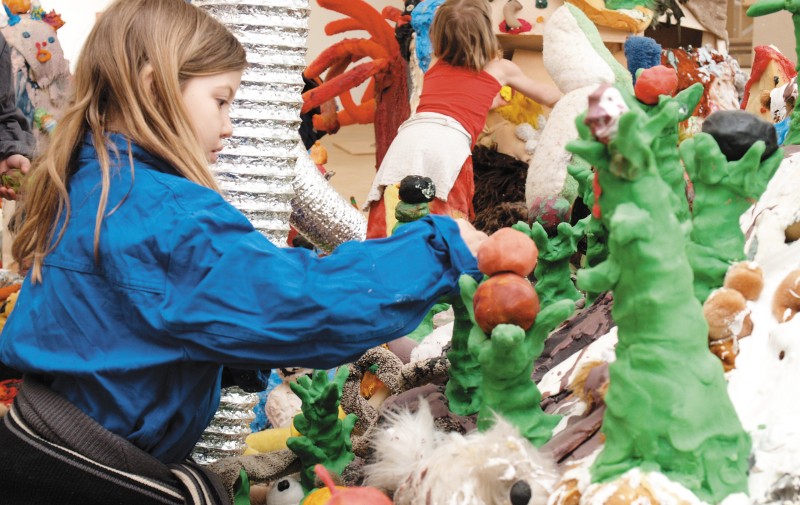 ZOOM Ausstellung „Bilder hauen, Skulpturen bauen“ 10