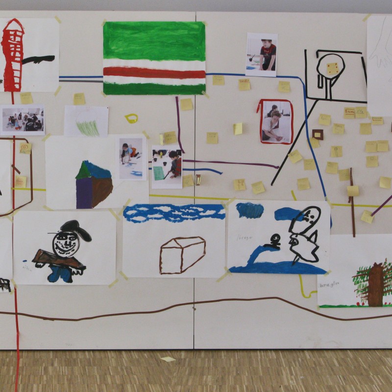 Bilderwand - SiS Catalyst im ZOOM Kindermuseum