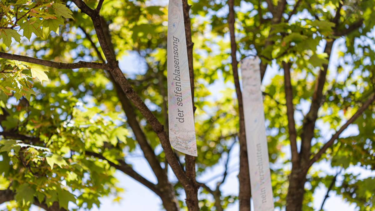 Seifenblasenbaum: Sommer Mitmachstation